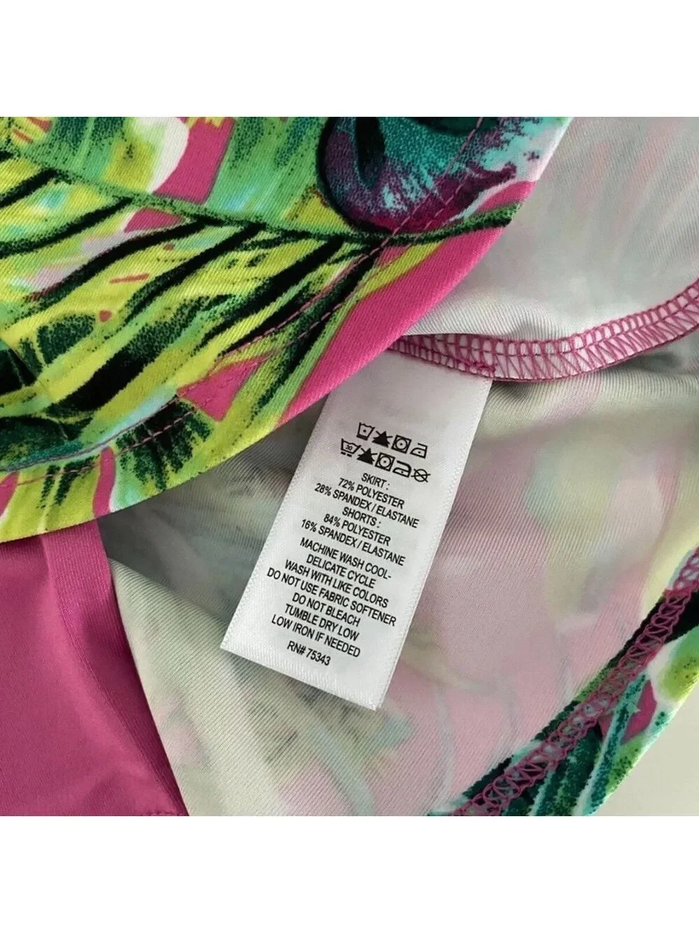 Tommy Bahama Ruffle Hem Golf Island Floral Skort